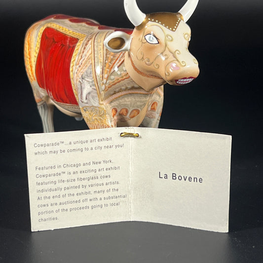 CowParade “La Bovene” #9172 Ceramic Cow