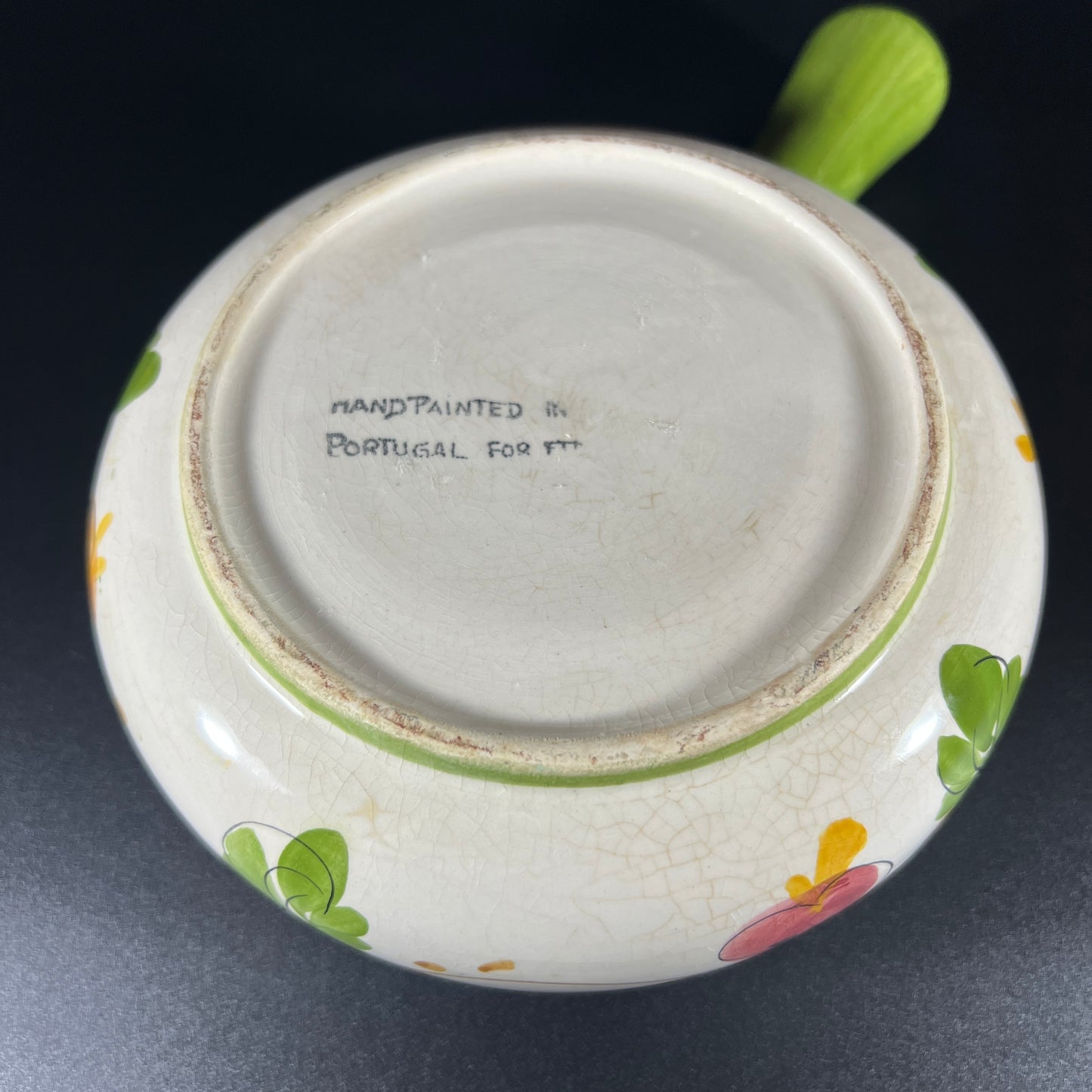 Hand Painted Portuguese Pot