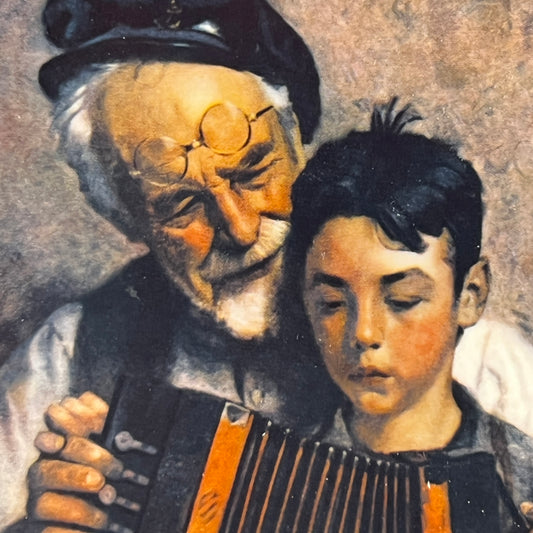 1981 Norman Rockwell “The Music Maker” Collector Plate
