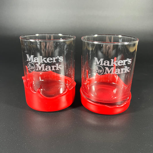 Makers Mark Rocks Glasses and Shot Tray