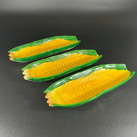 Vintage Corn on the Cob Dish Set
