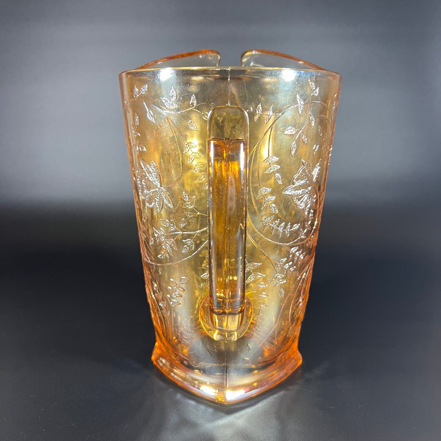 Jeannette Pitcher and 6-Cup Egg Nog Set