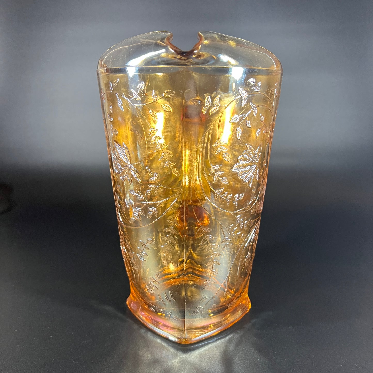 Jeannette Pitcher and 6-Cup Egg Nog Set