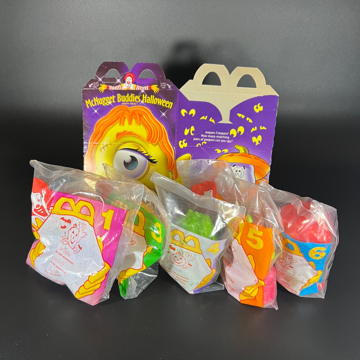 1996 Happy Meal Halloween lot + box (unopened)