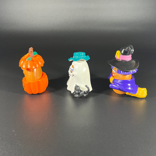 1992 Happy Meal Halloween lot (pumpkin, ghost & witch)