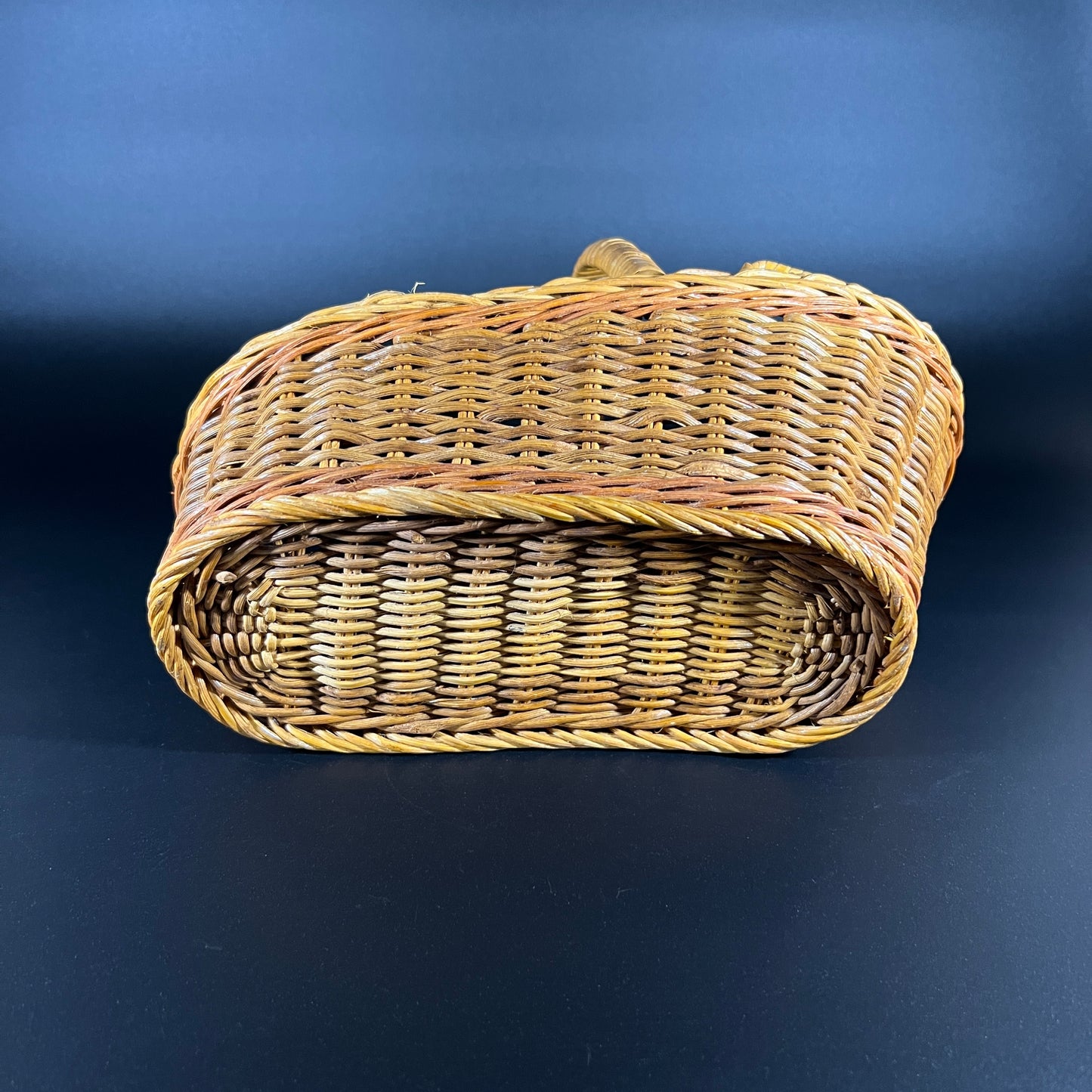 Vintage French Bottle Basket