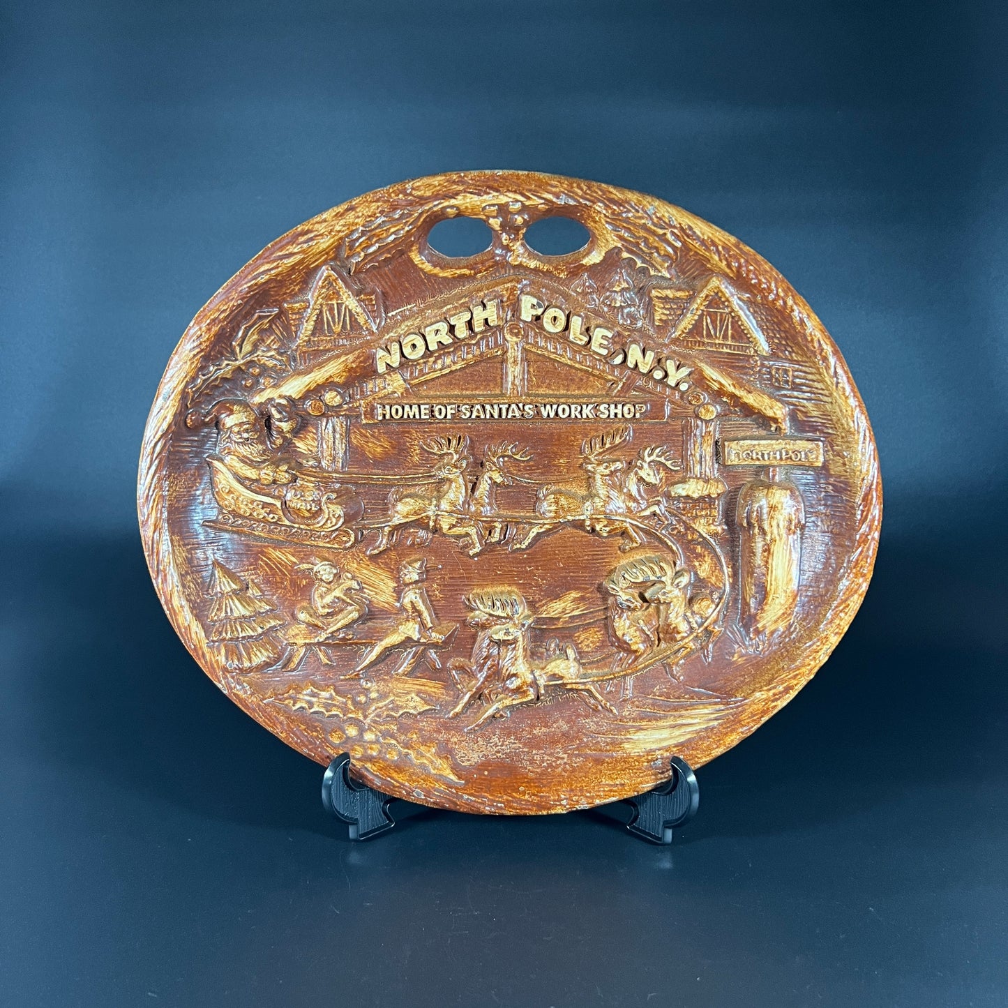 North Pole Christmas Tray