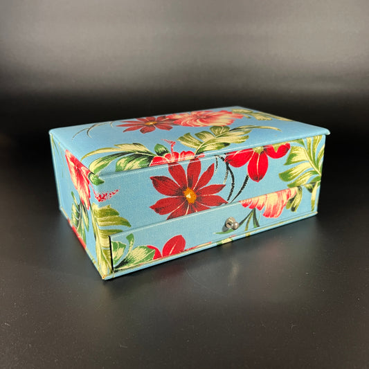 Vintage Floral Jewerly Box