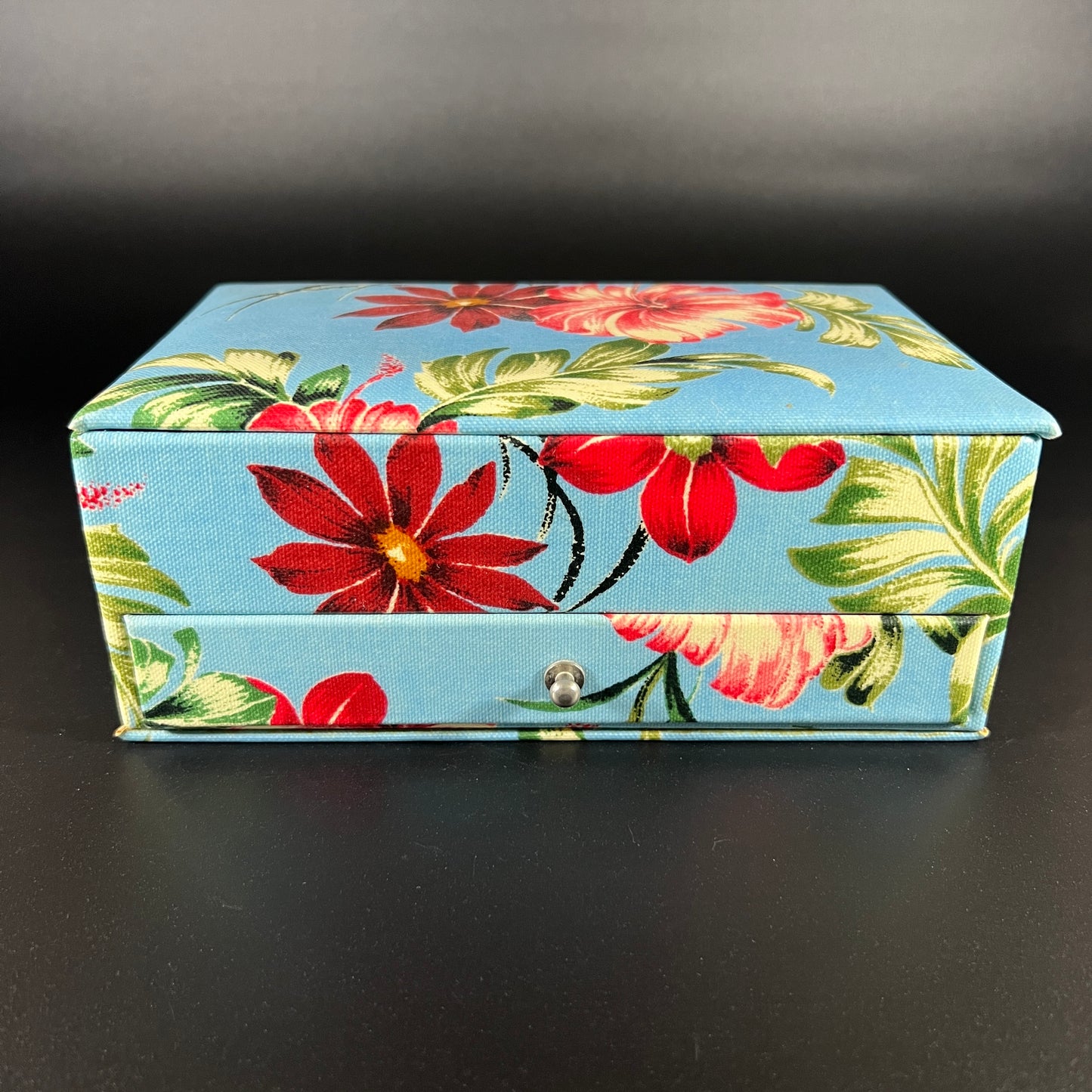 Vintage Floral Jewerly Box