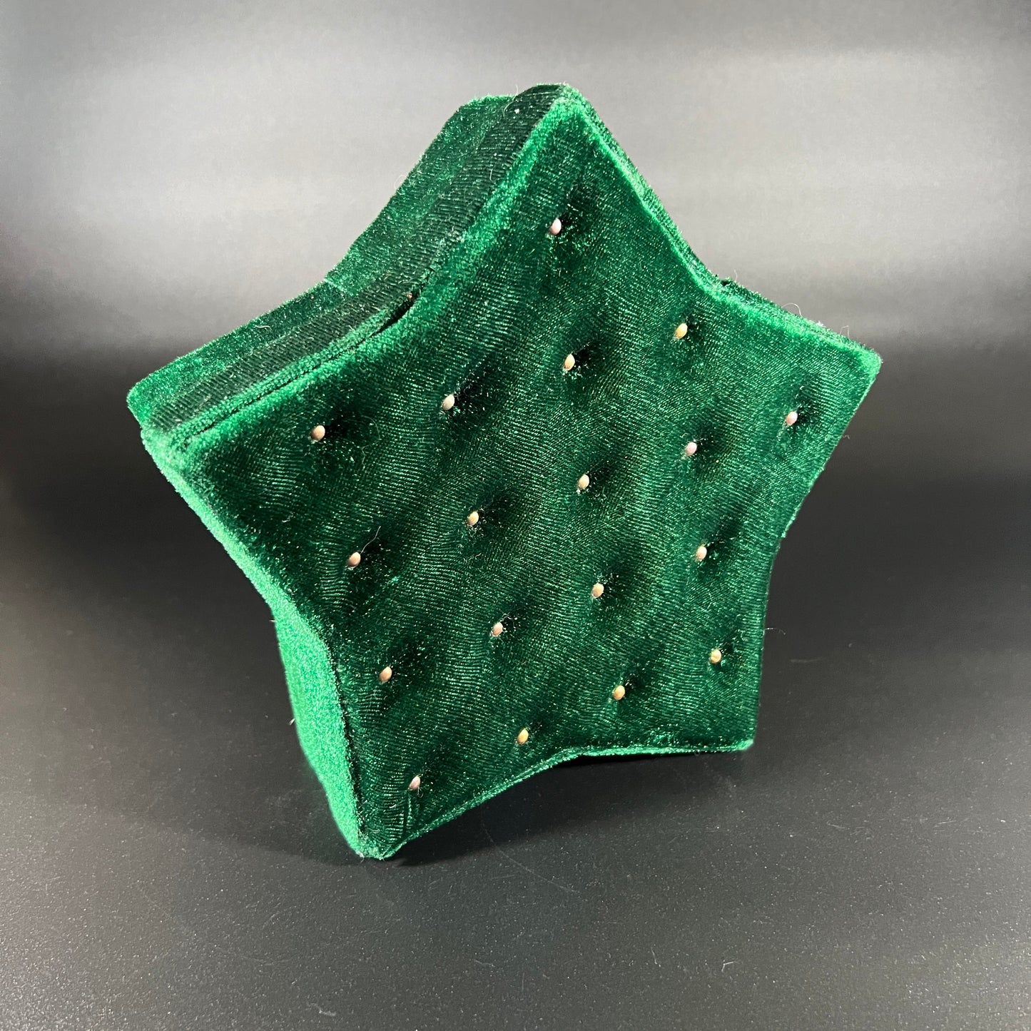 Green Velvet Plush Star Gift Box