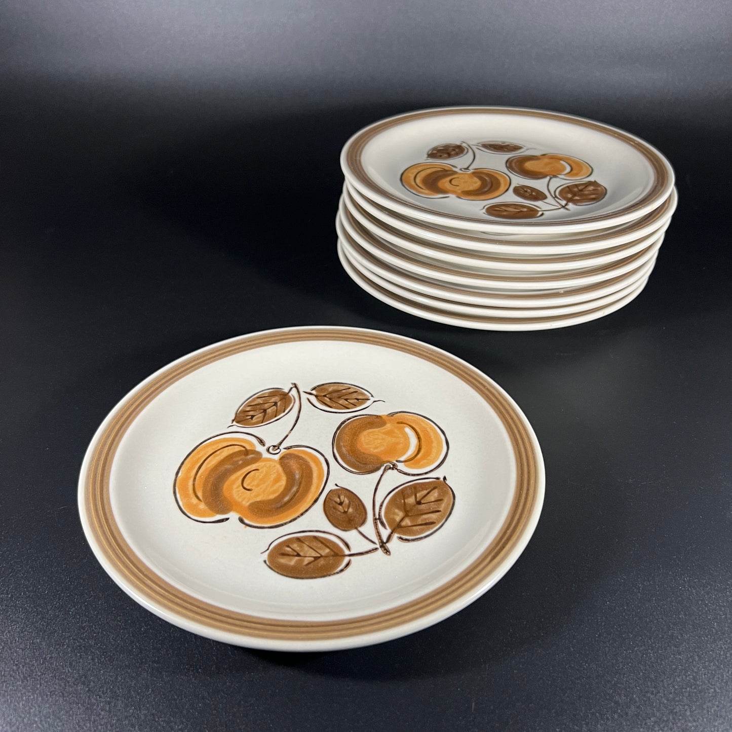 Peach Haze Stoneware Small Plates
