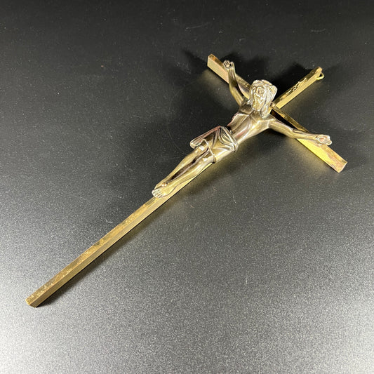 Vintage Brass Crucifix