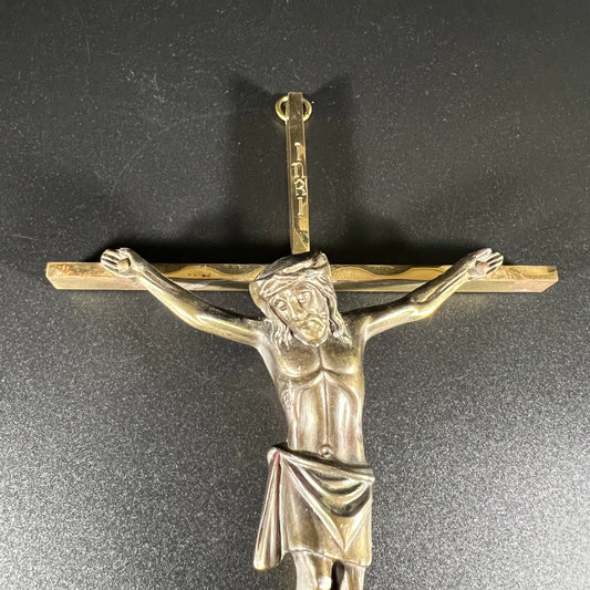 Vintage Brass Crucifix
