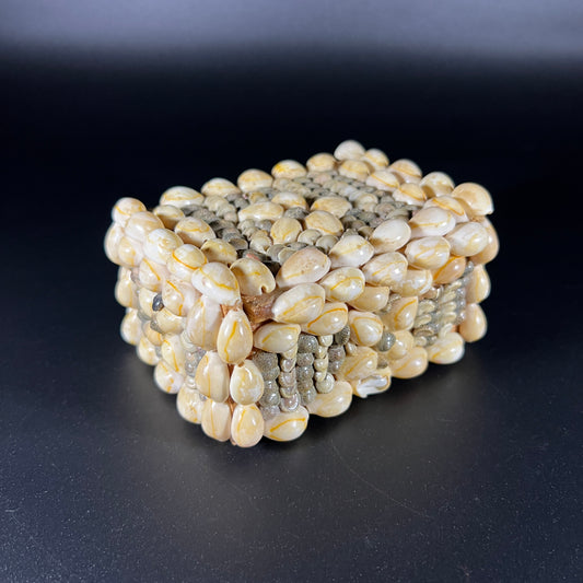 Vintage Sea Shell Trinket Box