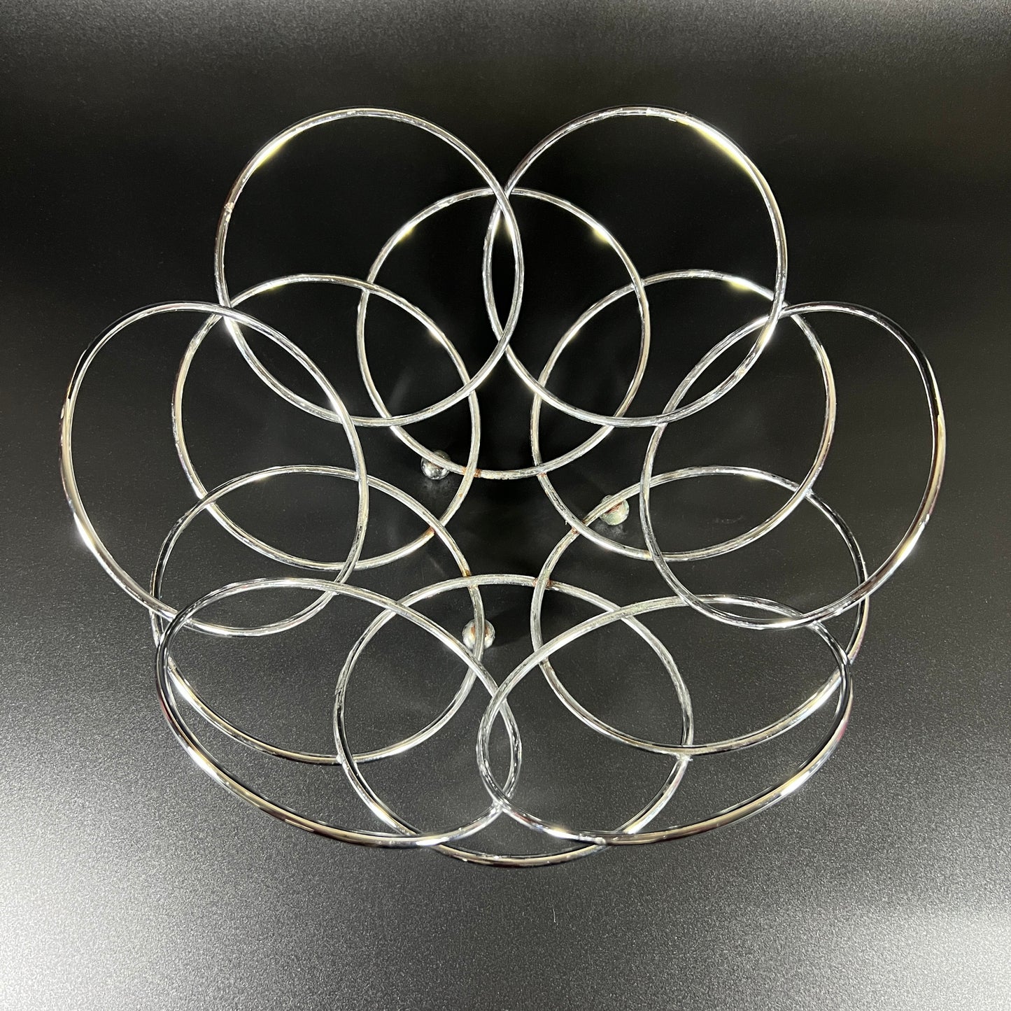 Vintage Chrome Ring Bowl