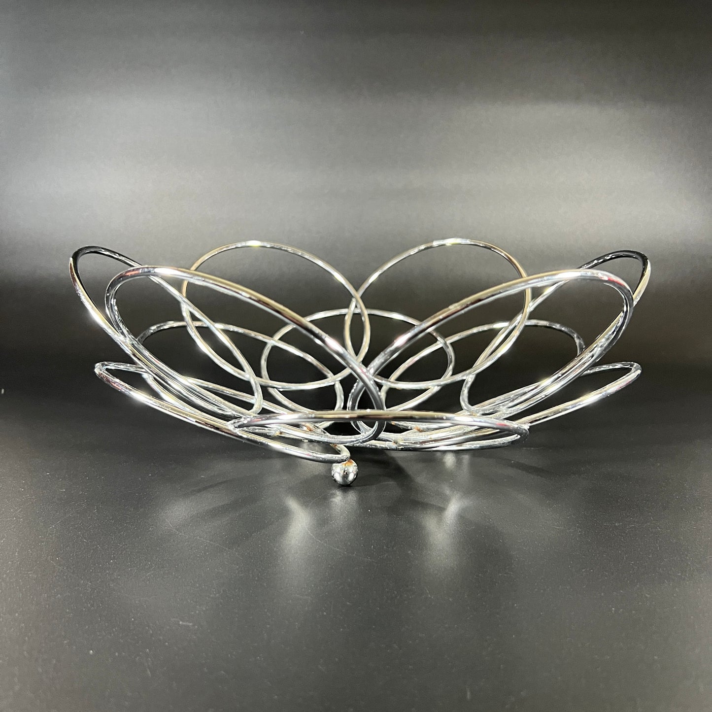 Vintage Chrome Ring Bowl