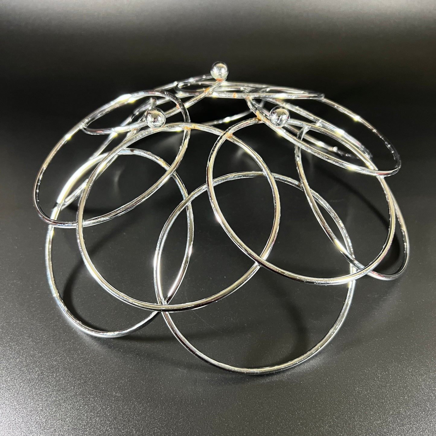 Vintage Chrome Ring Bowl