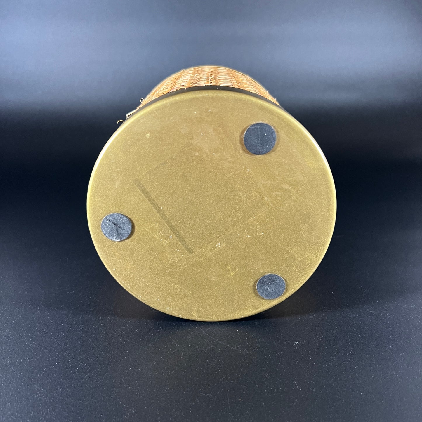 Cane-Wrapped Glass Vase