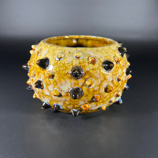 Puffer Fish Hobnail Pottery