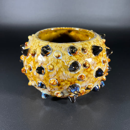 Puffer Fish Hobnail Pottery