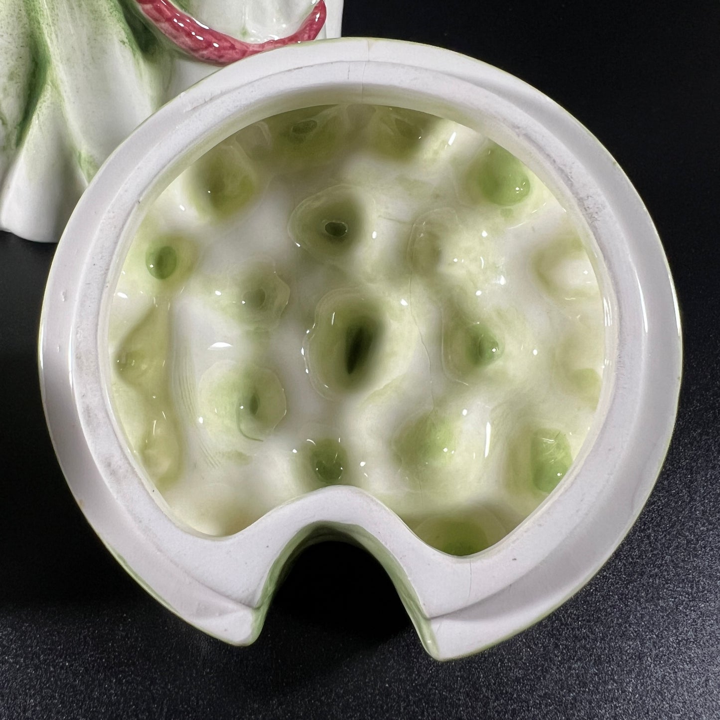 Haldon Group Majolica Asparagus Sauce Jar