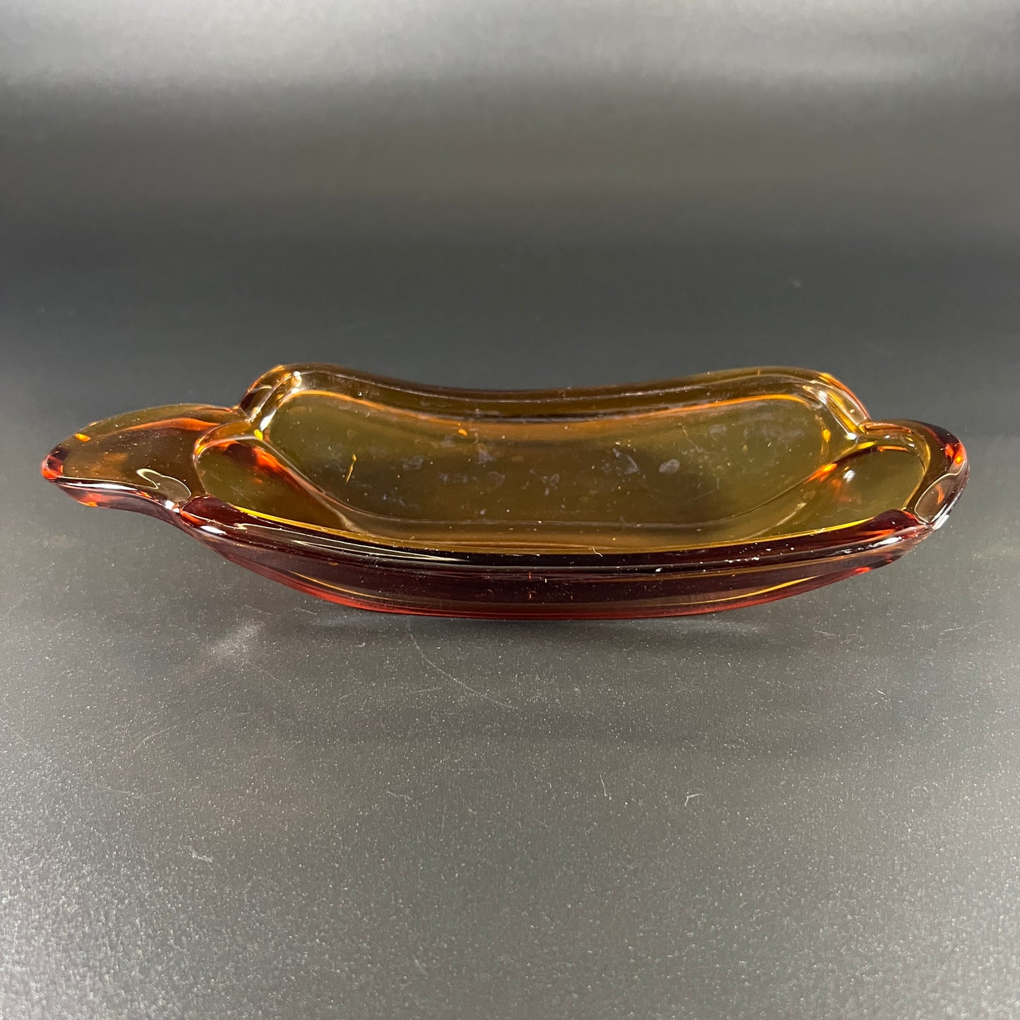 Amber Banana Split Dish