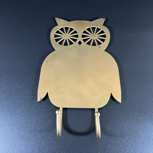 Brass Owl Key Holder