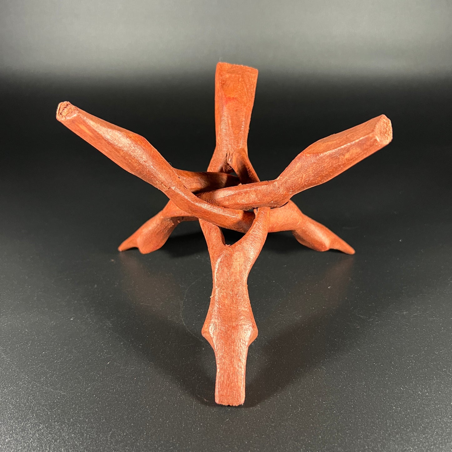 Handcrafted Wooden Cobra Stands