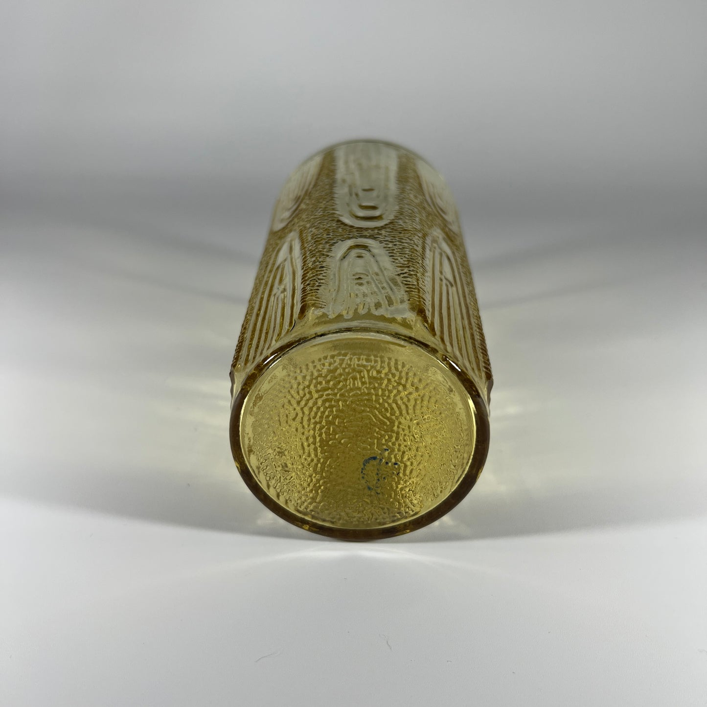 Anchor Hocking Amber Wavy Textured Tumbler