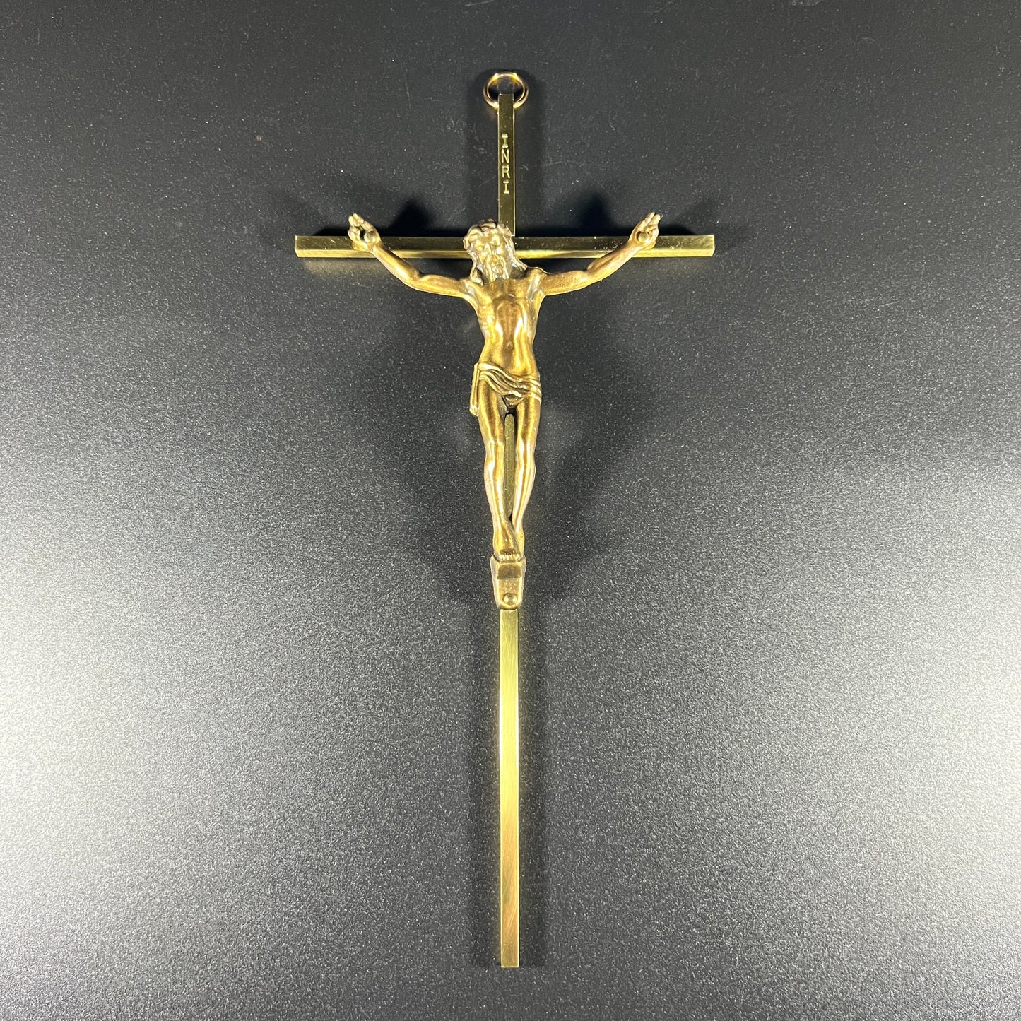 Vintage Brass Crucifix