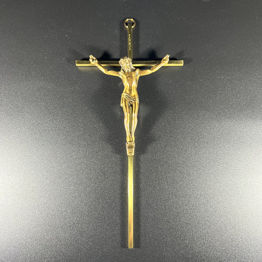 Vintage Brass Crucifix