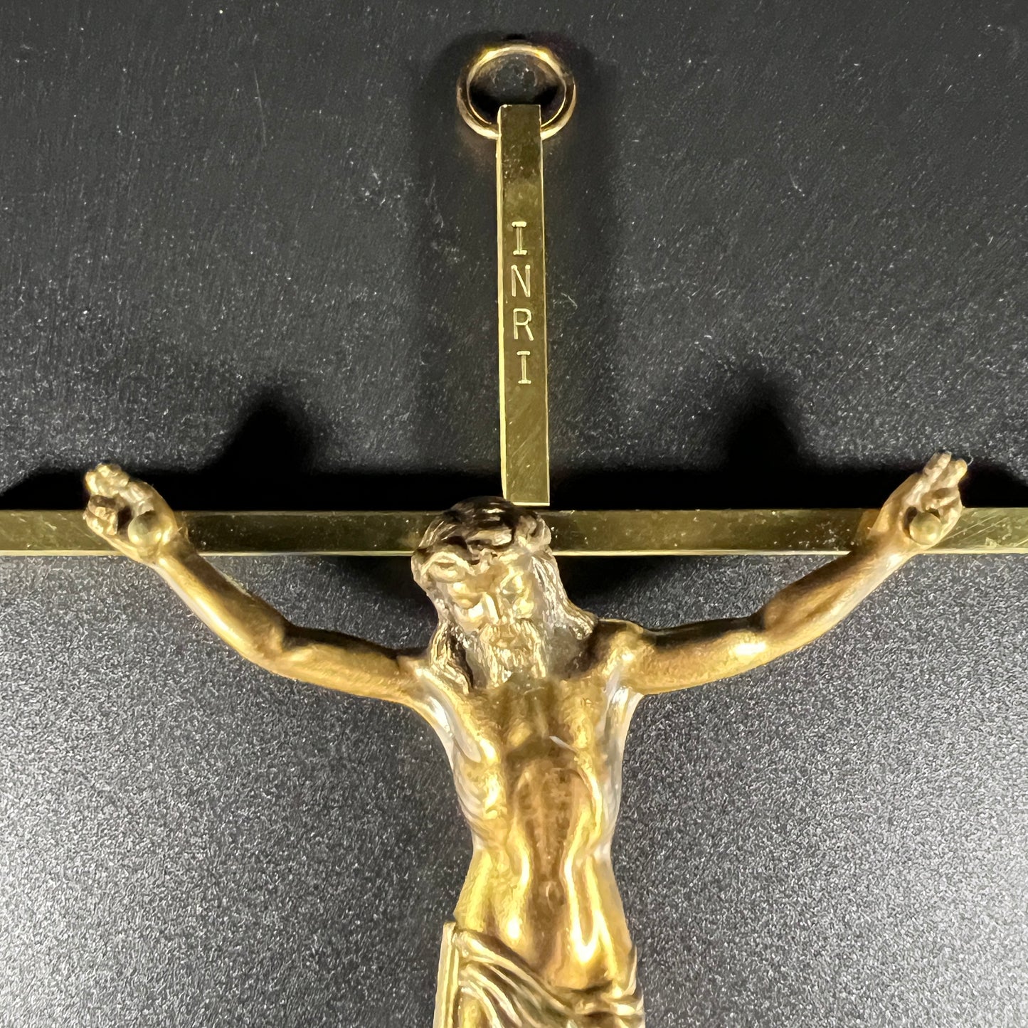 Vintage Brass Crucifix
