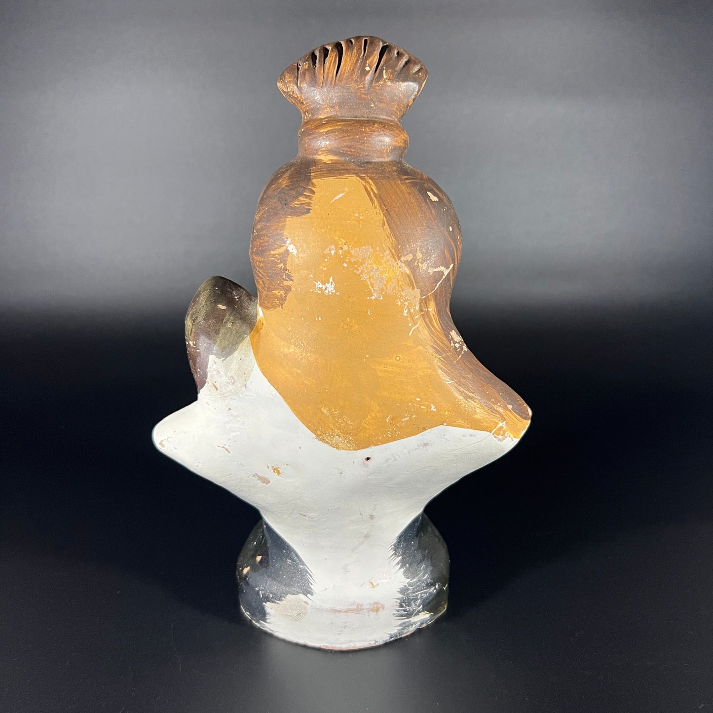 Vintage Lord Shiva Painted Bust