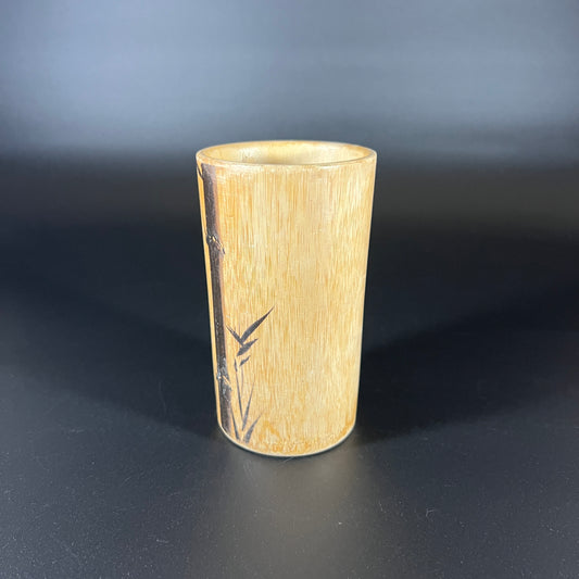 Japanese Sumi-e Bamboo Cup