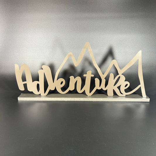 Metal Adventure Sign