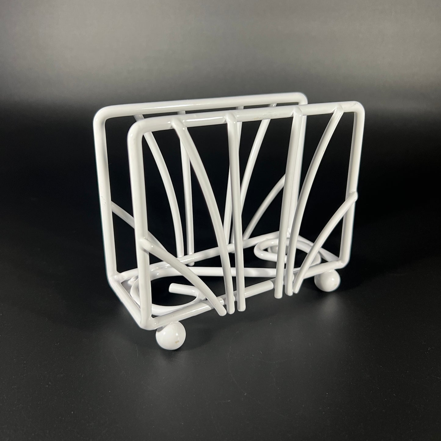 MCM White Napkin Holder