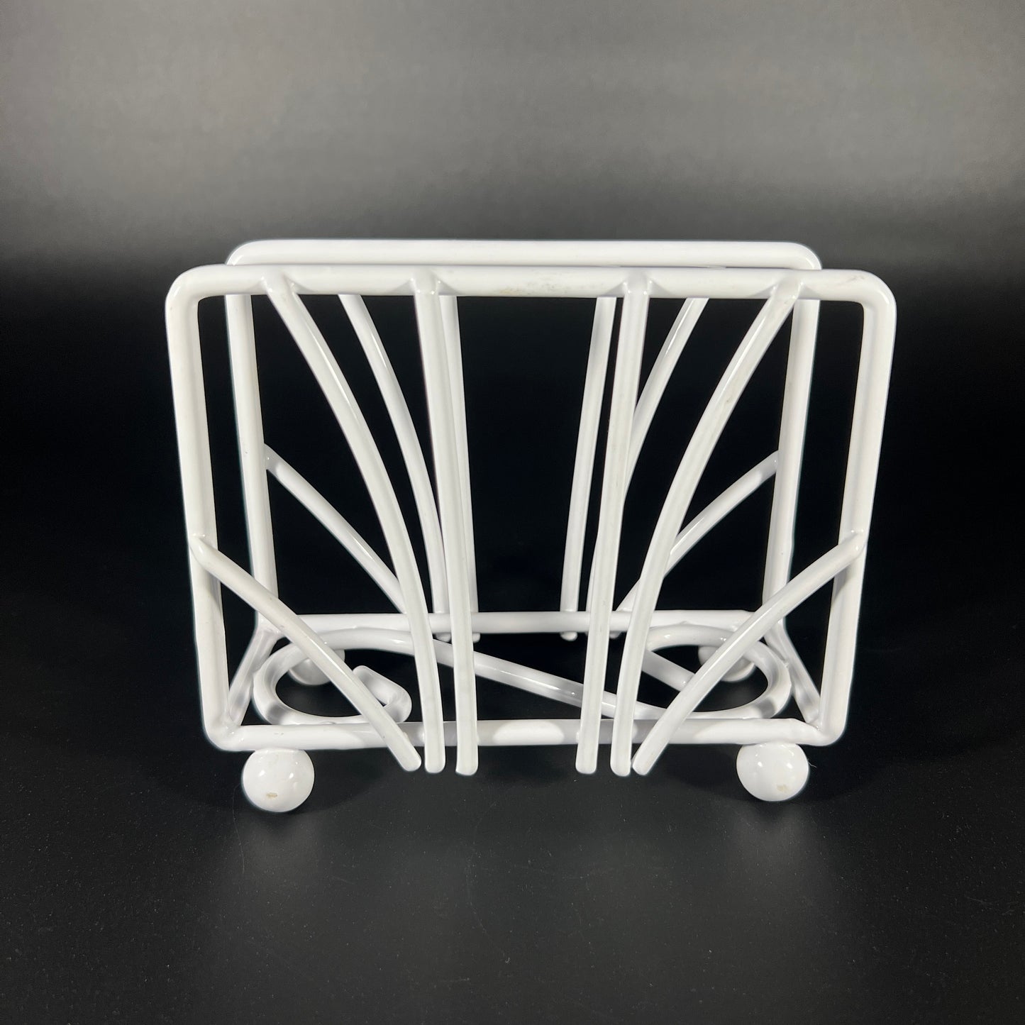 MCM White Napkin Holder