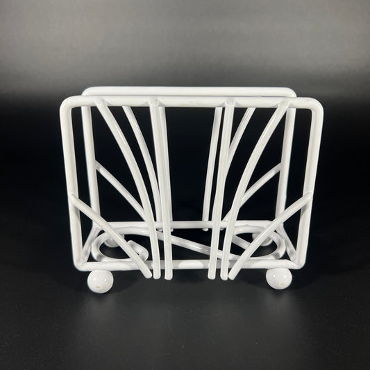 MCM White Napkin Holder