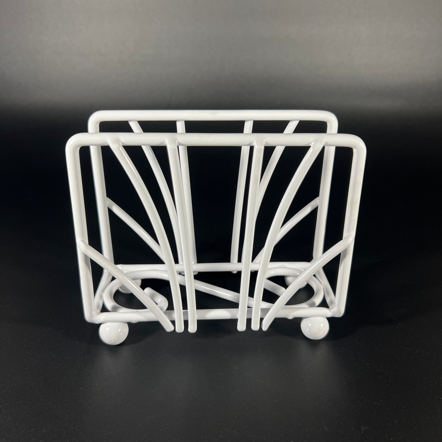 MCM White Napkin Holder