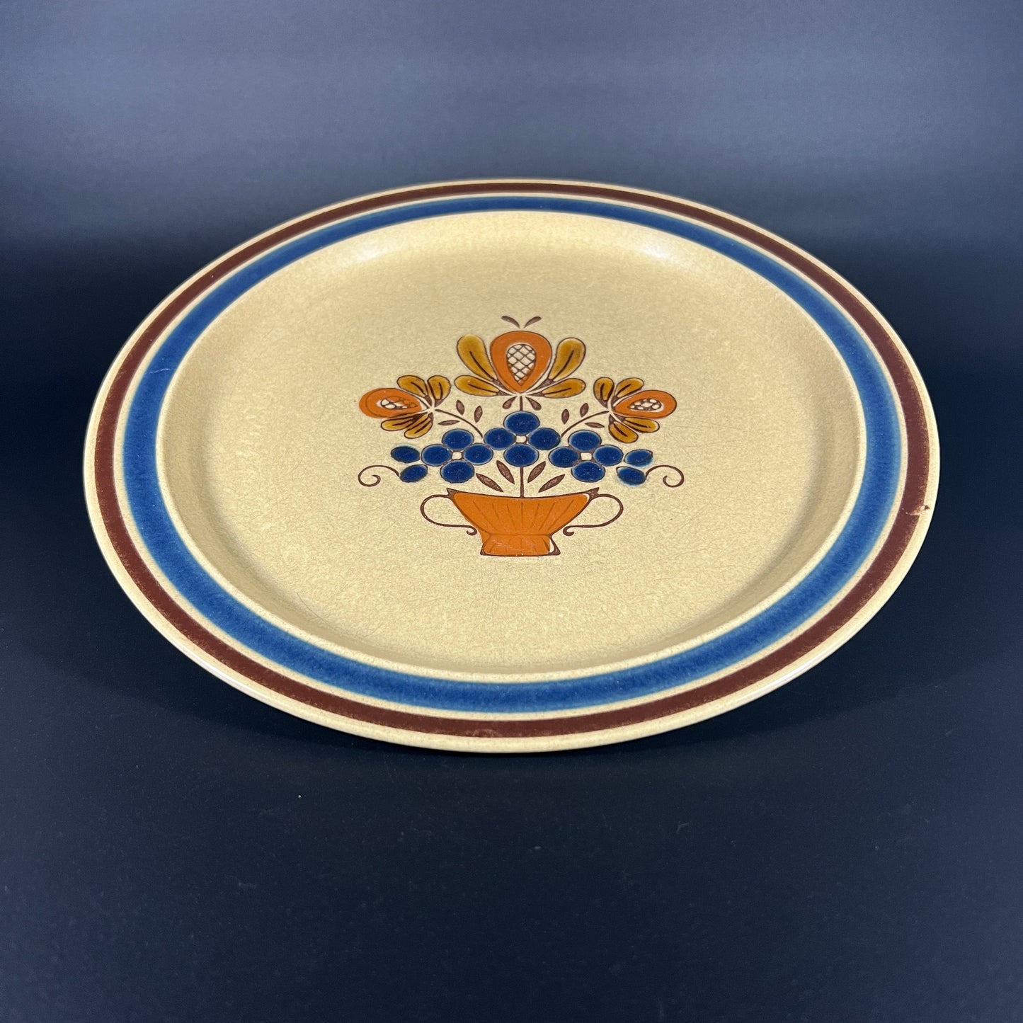 Newcor Hand-Painted Japanese Stoneware Dinner Plates