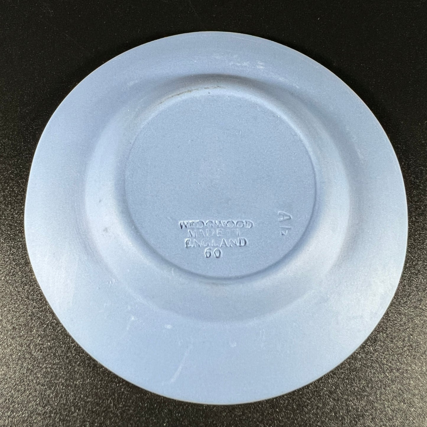 Vintage Wedgwood Blue Jasperware Miniature Ashtrays