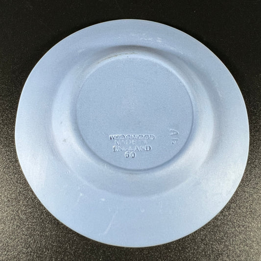 Vintage Wedgwood Blue Jasperware Miniature Ashtrays