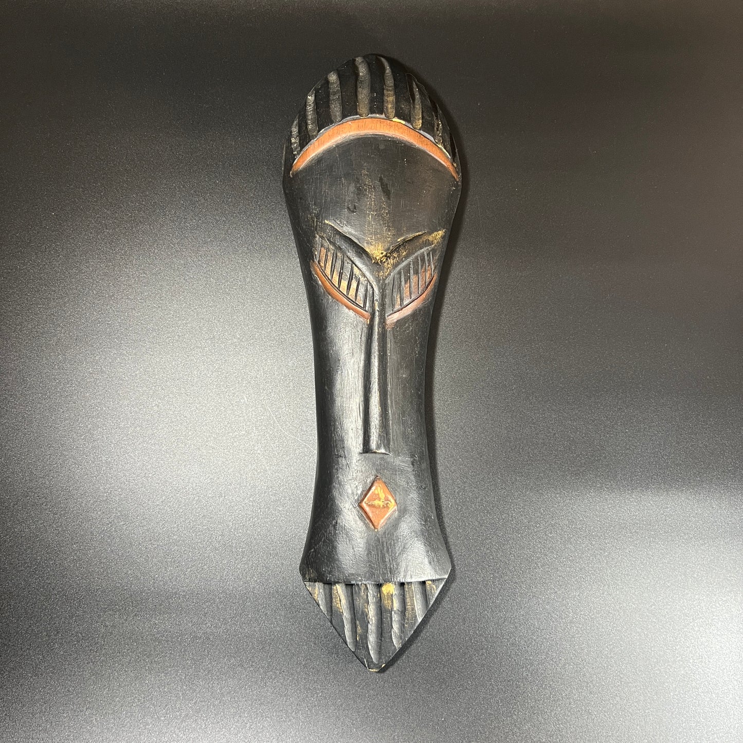 African Mask with Diamond Lips