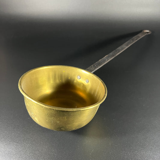 Vintage Large Brass Sauce Pan