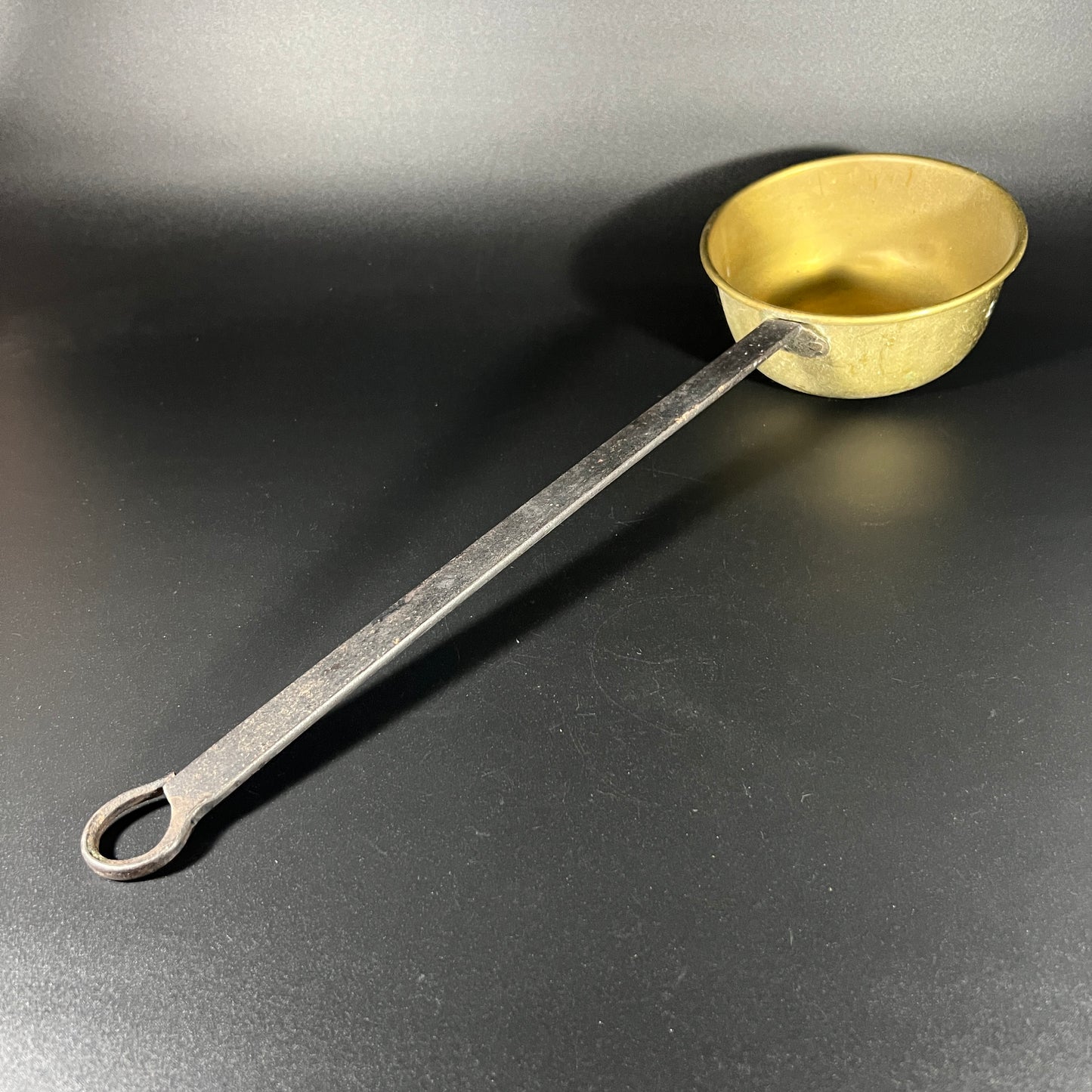 Vintage Large Brass Sauce Pan