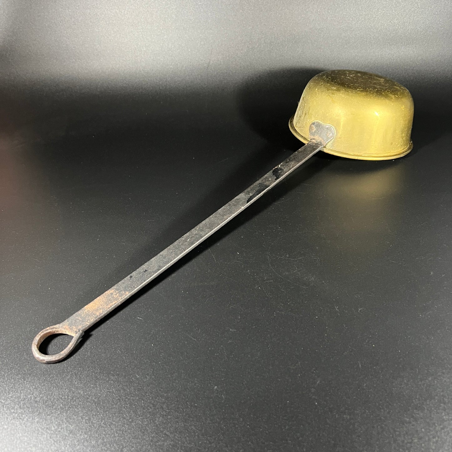 Vintage Large Brass Sauce Pan
