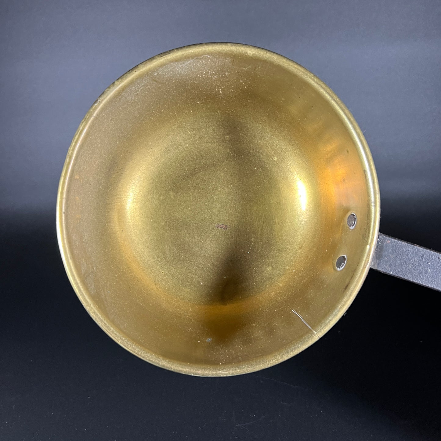 Vintage Large Brass Sauce Pan