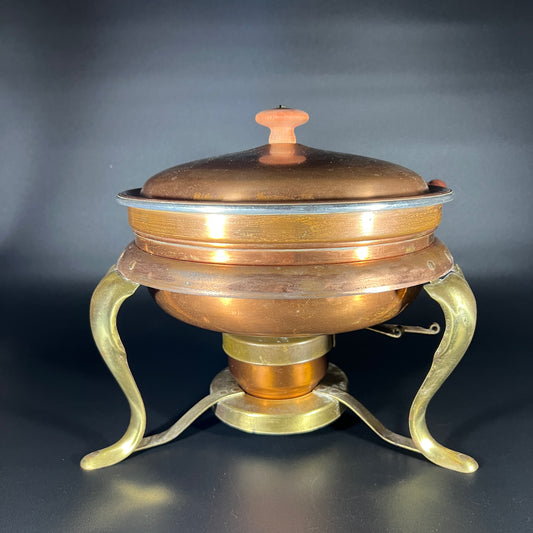 Copper & Brass Globe-ware Chafing Dish