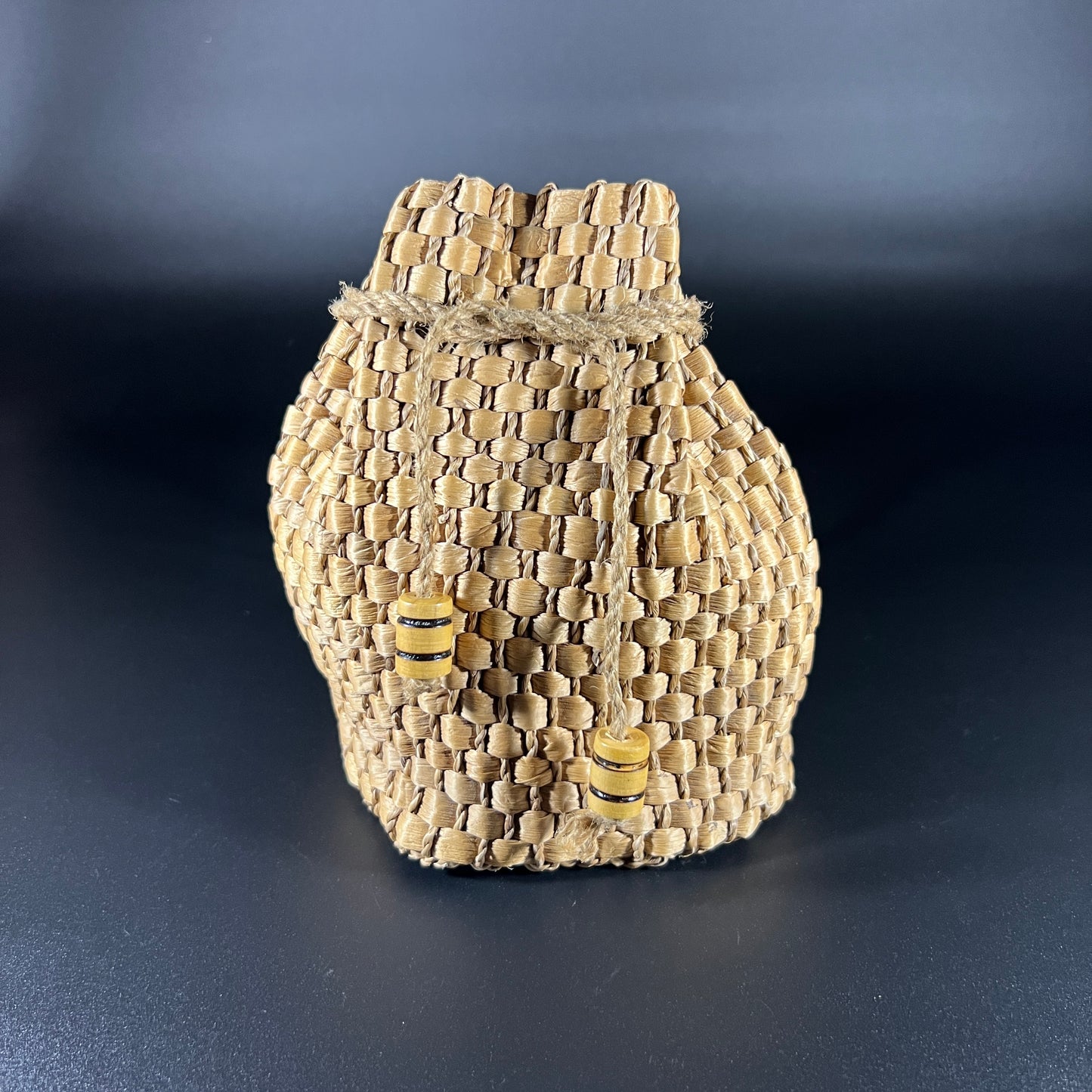 Small Woven Backpack