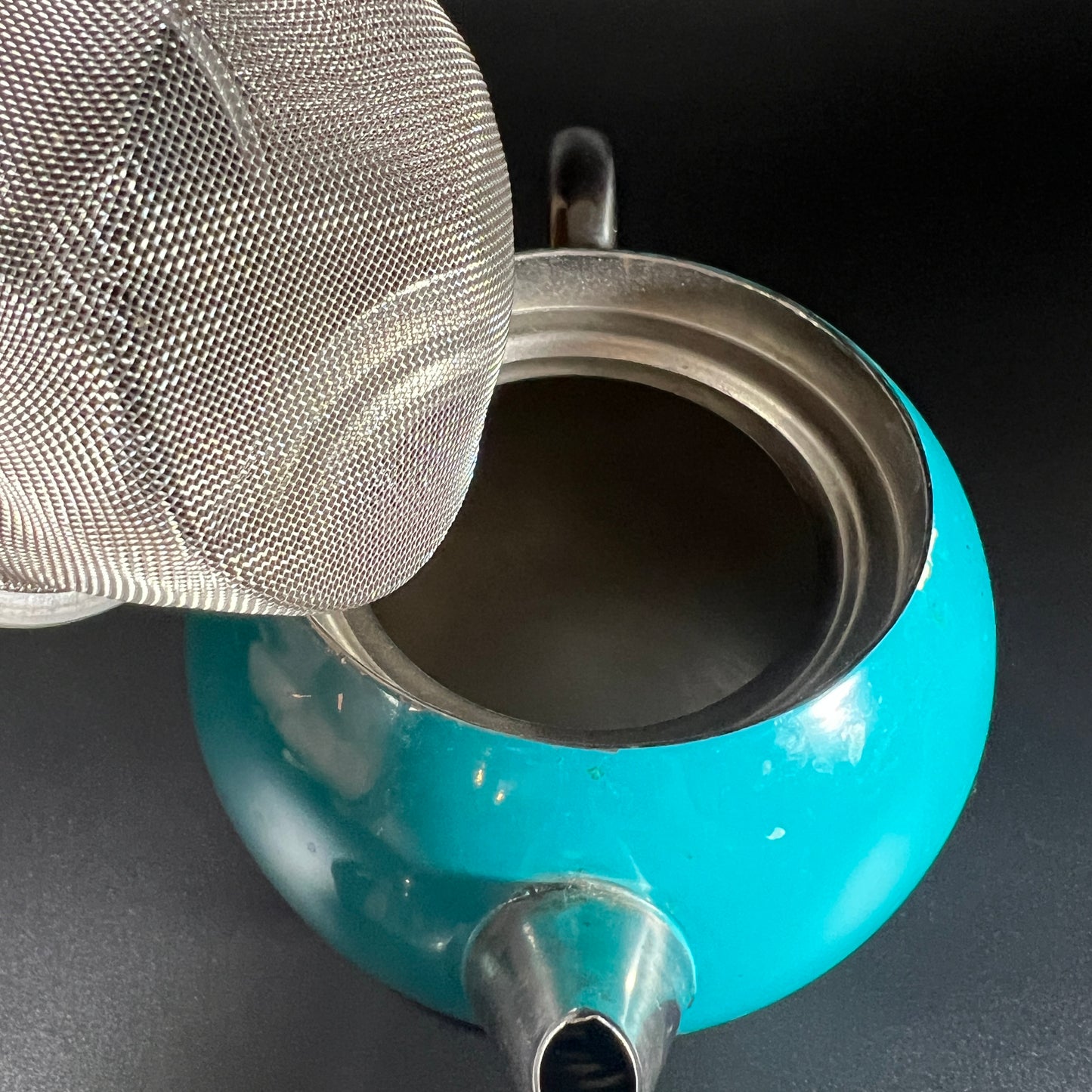 Steeped Tea Teal Teapot